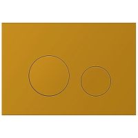 Смывная клавиша KKPol SPP/038/0/K (350/PPZ/038-00-00) M11 для инсталляции, темное золото матовый