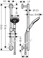 Душевая система Hansgrohe  26323000