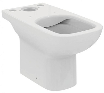 Чаша Ideal Standard T472101 i.life A унитаза-компакт напольного 36х67 см, без бачка и сиденья, Euro White (евробелый)