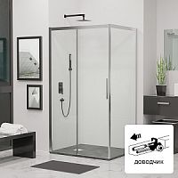 Душевой уголок RGW 341241200-11 Leipzig LE-41 (LE-12 + Z-22), 195 см, профиль хром