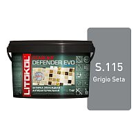Эпоксидная затирка LITOKOL 05. Затирочные смеси на эпоксидной основе Starlike_EVO_S115(1кг)_Defender_GRIGIO SETA