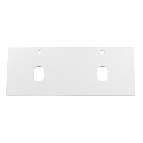 Столешница BelBagno EK-120-2-BO, 120 см с двумя отверстиями под раковину/под смеситель, Bianco Opaco (белый матовый) купить недорого в интернет-магазине Керамос