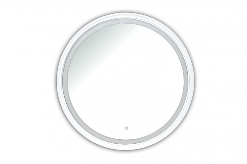 Зеркало Loranto CS00068076 Бергамо, 77х77 см, белое купить недорого в интернет-магазине Керамос