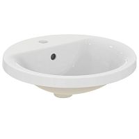 Раковина Ideal Standard E504201 Connect встраиваемая на столешницу 50 см, с 1-м отверстием под смеситель, Euro White (евробелый) Раковина Ideal Standard E504201 Connect встраиваемая на столешницу 50 см, с 1-м отверстием под смеситель, Euro White (евробелый)