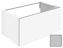 Тумба Keuco 32961290000 Plan под умывальник 80х49 см, инокс матовый/инокс матовый