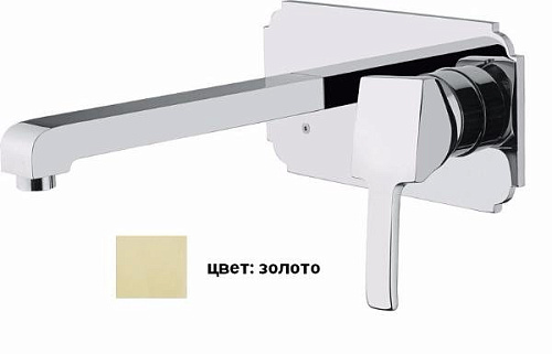 Смеситель Cezares LEGEND-BLS2-03,24 для раковины встраиваемый, с донным клапаном, золото Смеситель Cezares LEGEND-BLS2-03,24 для раковины встраиваемый, с донным клапаном, золото