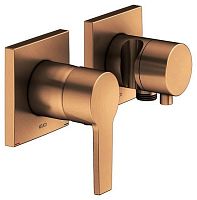 Смеситель Keuco 51151031222 Edition 11 встраиваемый, однорычажный, бронза шлифованная