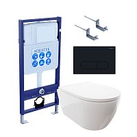 Инсталляция с подвесным унитазом Aquatek Поларис SET AQUATEK ПОЛАРИС-017 4в1