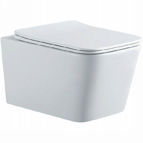 Унитаз подвесной Aquatek AQ0530N-00 Либра 53х36 см, безободковый, белый