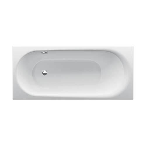 Ванна Bette 1620-000 PLUS Comodo с шумоизоляцией, с покрытиями Glaze Plus , область ног ванны справа, перелив сзади(для удлиненного слив-перелива) белая, 170х75х45 снят с производства