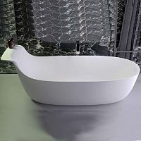 Knief 0600-010-01 Prime ванна отдельностоящая овальная 195х85xh75/50 cm, со  слив переливом , цвет белый матовый  (ПРИВЕЗЕМ за 7 дней!)
