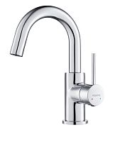 Смеситель Aquatek AQ1307CR Европа для раковины, без донного клапана, хром