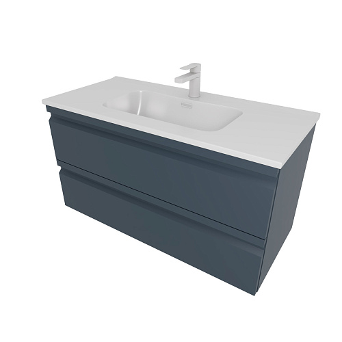 Тумба с раковиной Aquatek Вега AQ77100-MG купить недорого в интернет-магазине Керамос