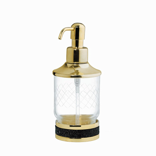 Диспенсер для жидкого мыла Boheme ROYAL CRISTAL 10929-ROYALE-G-B