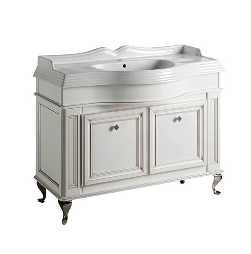 Тумба Caprigo 10613-В016 FRESCO под раковину 90х50 см, Bianco Alluminio снят с производства