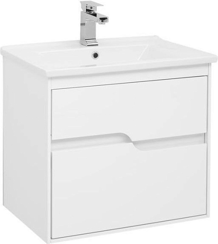 Тумба под раковину Aquanet 00198485 Модена подвесная, 62х44 см, белая снят с производства