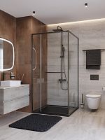 Душевой уголок Cezares LUX LUX-AH-FS-11-100/90-C-GM