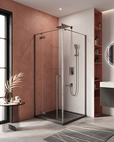 Душевой уголок Cezares LINER LINER-A-1-90-C-GM-L