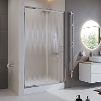 Душевая дверь BelBagno UNO-195-BF-1-120-CH-CR, 195х120 см, стекло шиншилла/профиль хром Душевая дверь BelBagno UNO-195-BF-1-120-CH-CR, 195х120 см, стекло шиншилла/профиль хром