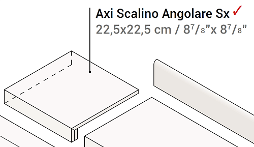 Ступень AtlasConcorde AXI AxiGoldenOakScalinoAngolareSX купить недорого в интернет-магазине Керамос