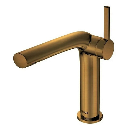 Смеситель Keuco 51502030100 Edition 400 для умывальника однорычажный, излив 15 см, бронза шлифованная купить недорого в интернет-магазине Керамос
