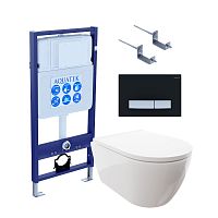 Инсталляция с подвесным унитазом Aquatek Поларис SET AQUATEK ПОЛАРИС-026 4в1