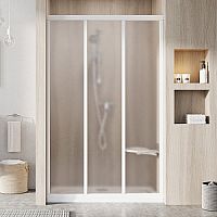 Душевая дверь Ravak 00V70102ZG ASDP3-90 раздвижная Supernova, белый + грейп