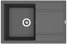 Мойка для кухни Florentina 20.270.C0780.102 Липси 78х51 см, с крылом, черная