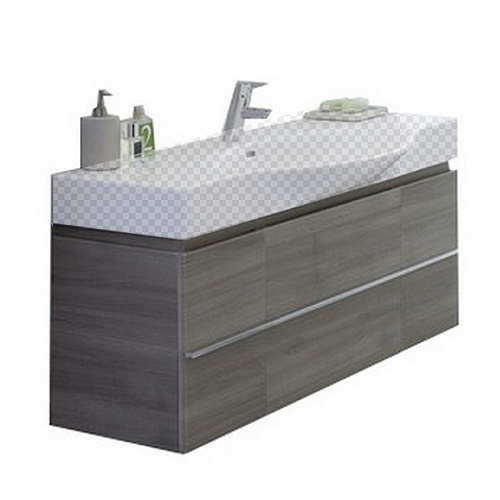 Тумба под раковину Laufen Case 4.0125.2.075.519.1, темное дерево