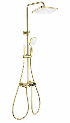 Душевая система с термостатом Wonzon & Woghand  WW-B3112-BG