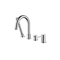 Смеситель Aquatek AQ1348CR Европа  на борт ванны на 4 отв., хром Смеситель Aquatek AQ1348CR Европа  на борт ванны на 4 отв., хром