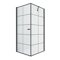 Душевое ограждение New Trendy NEW SOLEO Black D-0285A/D-0120B