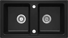 Мойка Deante ZQZ_N203 Zorba кухонная гранитная 78х43.5 см, Nero (черный) Мойка Deante ZQZ_N203 Zorba кухонная гранитная 78х43.5 см, Nero (черный)