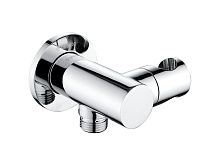 Кронштейн Deante NAC_057K Cascada для подключения шланга с держателем для лейки, хром Кронштейн Deante NAC_057K Cascada для подключения шланга с держателем для лейки, хром