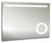 Зеркало Aquanika AQC6080RU27 COSMO 80х60 см: LED подсветка, сенсорный выключатель, увеличительное зеркало