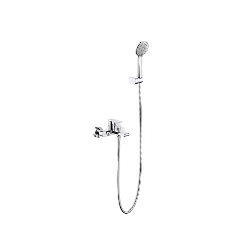 Смеситель Aquatek AQ1449CR Лира для ванны с душевым набором, хром Смеситель Aquatek AQ1449CR Лира для ванны с душевым набором, хром