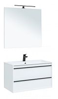Комплект мебели Aquanet 00271957 Lino для ванной комнаты, белый купить недорого в интернет-магазине Керамос