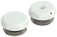 Спускной клапан/заглушка Сунержа 9003-1201-0000 d 25 мм / G 1/2" НР / 2 шт., сигнальный белый (RAL 9003)