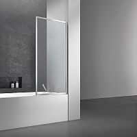 Шторка на ванну Vincea VSB-4170CL, 70х140 см, профиль хром/стекло прозрачное