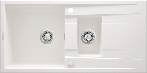 Мойка Deante ZQE_A513 Eridan кухонная гранитная 100x50 см, алебастр