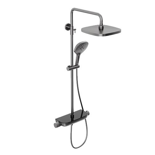 Душевая система с термостатом ABELSBERG Lineara SNS52890GM Душевая система с термостатом ABELSBERG Lineara SNS52890GM