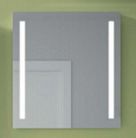 Сет №1645_500.586.00.1, Зеркало настенное, с подсветкой