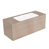 Тумба Keuco 31583870100 Edition 400 под умывальник 140х53.5 см, кашемировый дуб/кашемировый дуб