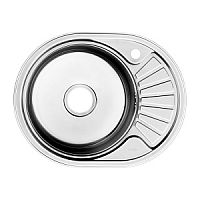 Мойка IDDIS, SUN60SLi77 Suno нержавеющая сталь, шелк, чаша слева, 60х47 см, сатин