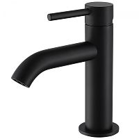 Смеситель ABBER AF8110B Wasser Kreis для раковины, черный матовый Смеситель ABBER AF8110B Wasser Kreis для раковины, черный матовый