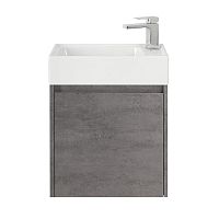 База BelBagno KRAFT MINI-500/260-1A-SO-CG-R под раковину 45х25 см, подвесная, Cemento Grigio (цемент)