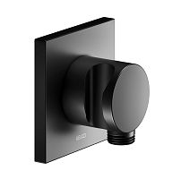 Вывод Keuco 59592370002 IXMO для шланга с держателем душевой лейки DN 15, черный матовый