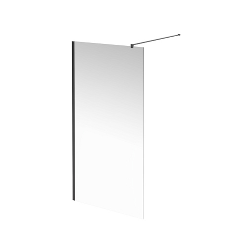 Душевая перегородка KERAMA MARAZZI VETRO VE.100.WI.BLK.M