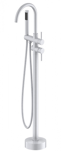 Смеситель Timo Saona 2300/16Y-CR напольный для ванны с душем, белый снят с производства