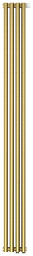 Радиатор Сунержа 051-0321-1804 Эстет-0 отопительный н/ж EU50 правый 1800х180 мм/ 4 секции, состаренная латунь